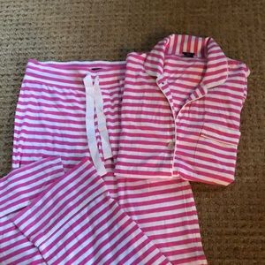 J. Crew Striped Pajamas
